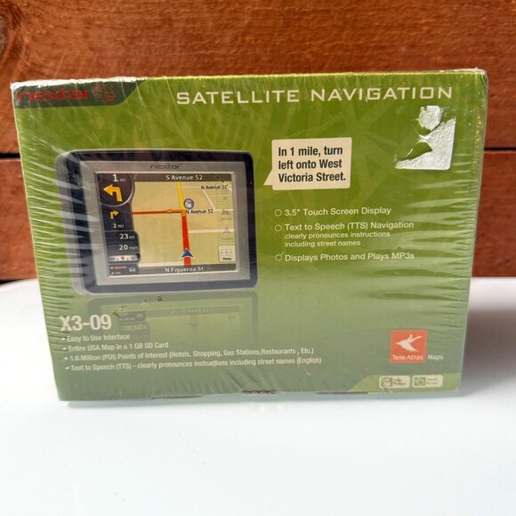 Nextar X3-09 3.5-Inch Portable USA Map GPS Navigator Touchscreen New Sealed - Picture 1 of 10